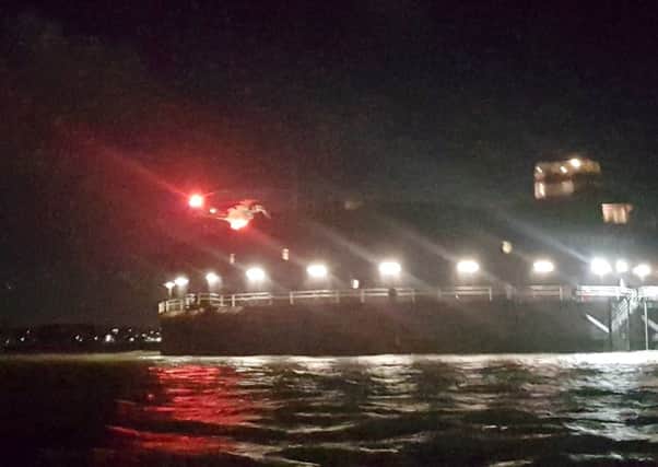 Gosport & Fareham Inshore Rescue Service (GAFIRS) was paged to assist a pensioner who fell and broke her arm at a luxury hotel on No Mans Land Fort Picture: GAFIRS