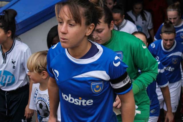 Former Pompey Ladies captain Gemma Hillier Picture: Jordan Hampton