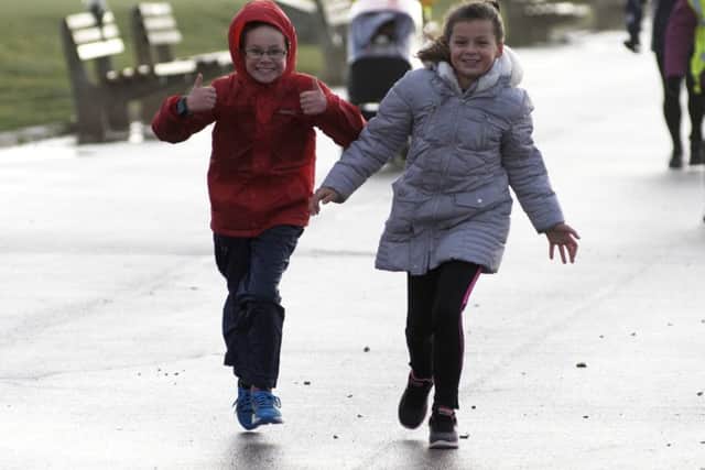 Pearson Atkinson and Tanisha Gray have been running regularly at Stokes Bay parkrun. Picture: Neil Marshall (171348-30)