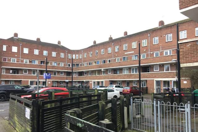 Cornwallis House in Portsmouth where the victim was found