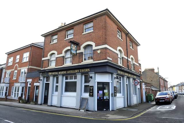 Kevin Smith at The Royal Marine Artillery Tavern, 'The RMA' in Cromwell Road before it closed forever on Tuesday evening. Picture: Malcolm Wells
