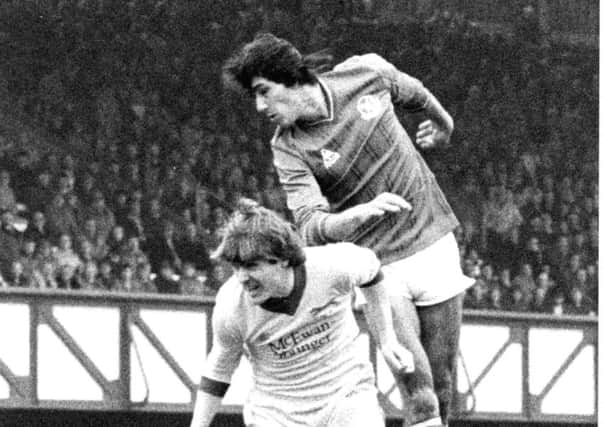 Mark Hateley in action for Pompey