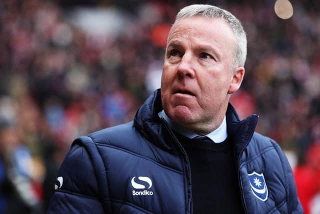 Pompey boss Kenny Jackett. Picture: Joe Pepler