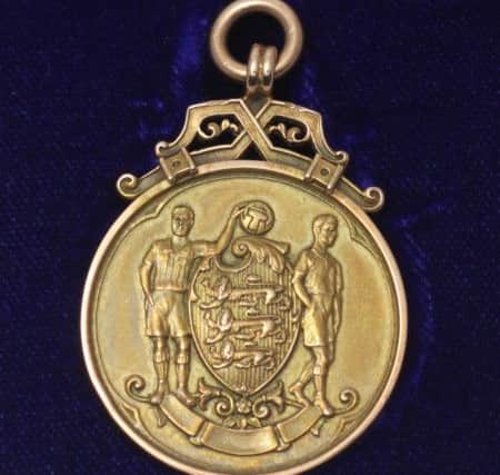 Lew Morgan's 1939 FA Cup winner's medal.