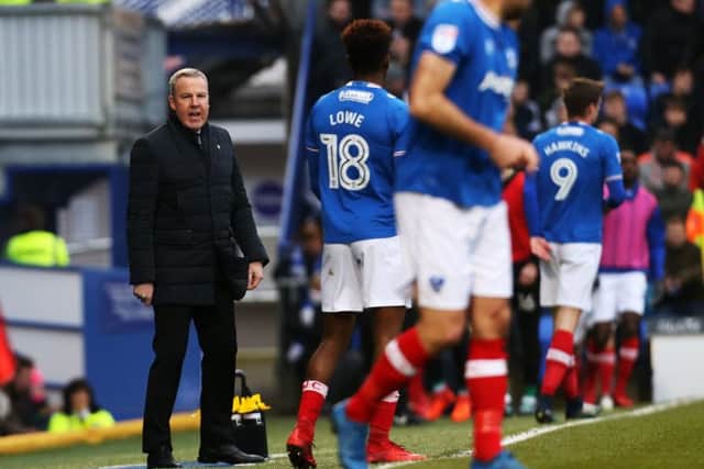 Pompey boss Kenny Jackett. Picture: Joe Pepler