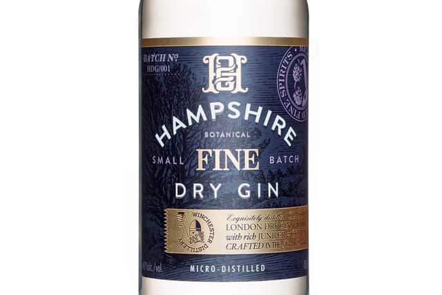 Hampshire Fine Dry Gin.