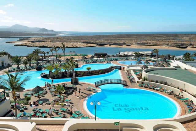 The Club La Santa leisure pool.