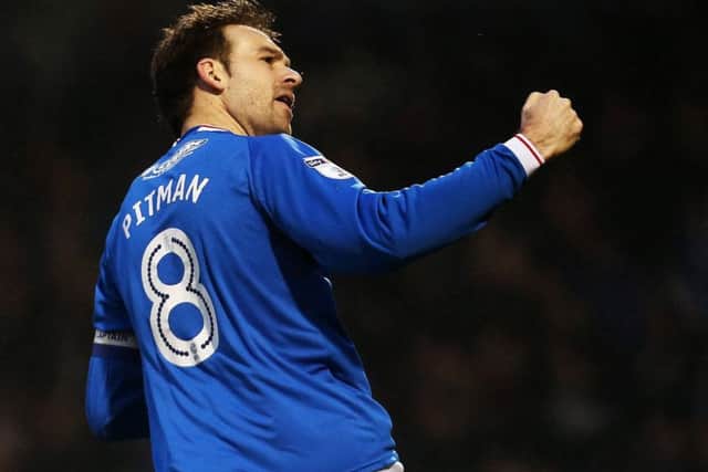 Brett Pitman has an average rating of 6.6 across 30 appearances to date. Picture: Joe Pepler