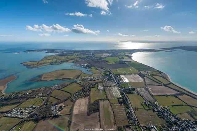 Looking south over Hayling Island  Picture: Shaun Roster