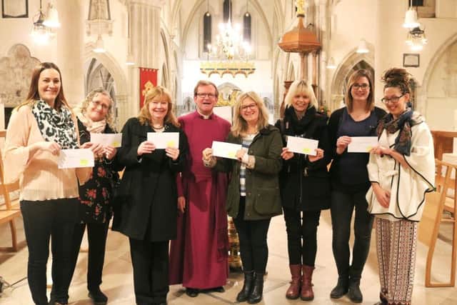 The Bishops Lent Appeal in 2017 raised more than Â£30,000 for global and national charities. Representatives picked up their cheques from the bishop during a service at Portsmouth Cathedral