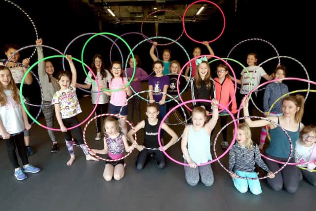 Youngsters enjoying a hula hooping class from Globe Fit in Fareham Picture: Chris Moorhouse