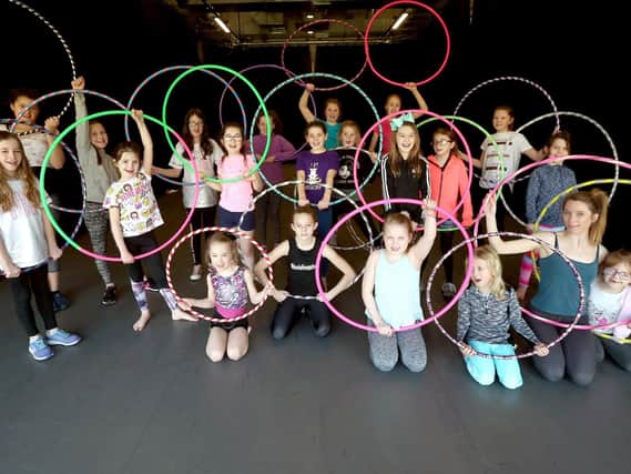 Youngsters enjoying a hula hooping class from Globe Fit in Fareham Picture: Chris Moorhouse