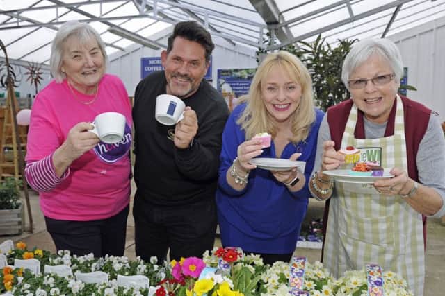 (L-r) Diana Bartram, Mike Hodges, Sharon Hill-Boulton and Rosemary Hooker    Picture: Ian Hargreaves  (180216-1)