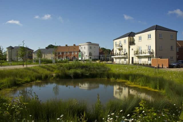Part of the west of Waterlooville major development area, at Berewood