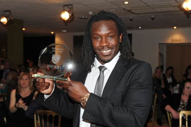 Linvoy Primus was inducted into the Pompey Hall of Fame in 2011. Picture: Ian Hargreaves (111114-11)