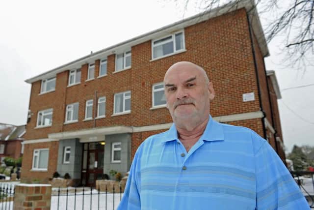 Malcolm Horn has been evicted from his home at the John Thompson Trust in Southsea where he has lived for many years Picture: Ian Hargreaves (180208-1)