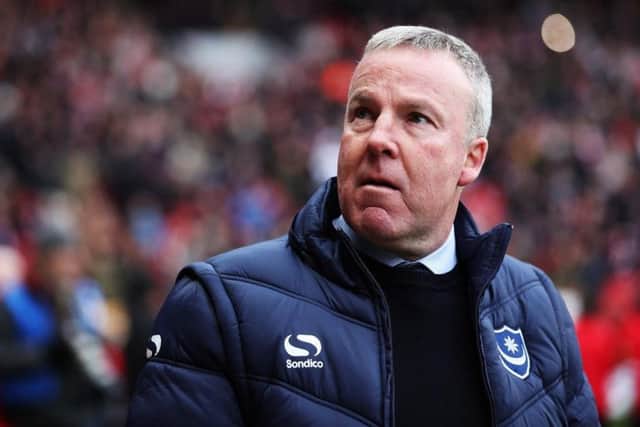 Pompey boss Kenny Jackett. Picture: Joe Pepler