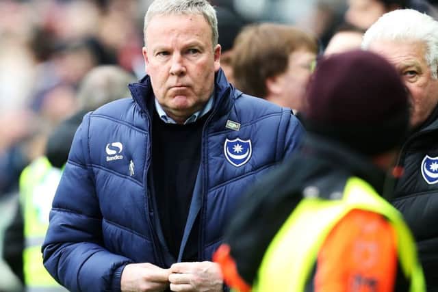 Pompey manager Kenny Jackett