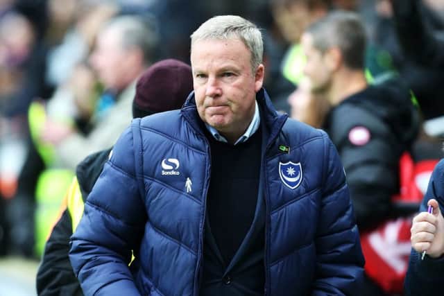 Pompey boss Kenny Jackett. Picture: Joe Pepler