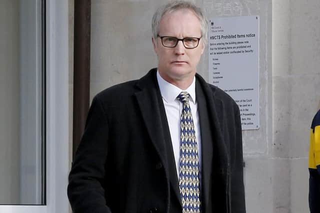 Iain Gilmour outside court