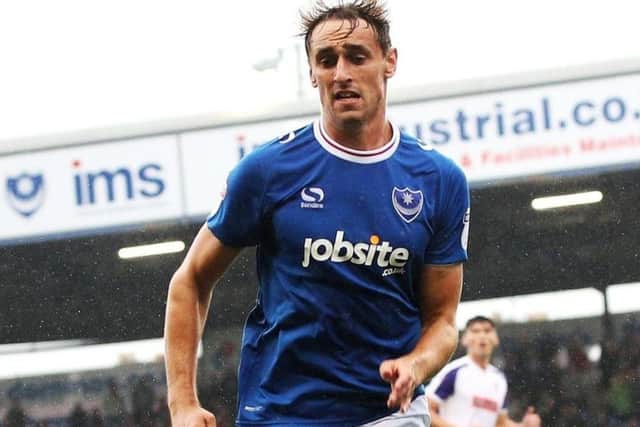 Pompey defender Brandon Haunstrup