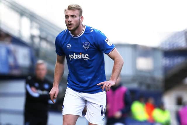 Jack Whatmough returned from a six-month absence to face Gillingham. Picture: Joe Pepler