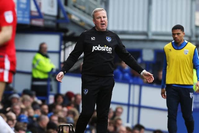 Pompey boss Kenny Jackett. Picture: Joe Pepler