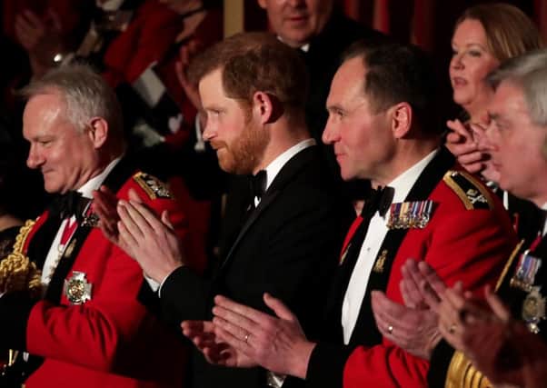 Prince Henry attends the Royal Albert Hall for the 46th Mountbatten Music Festival.