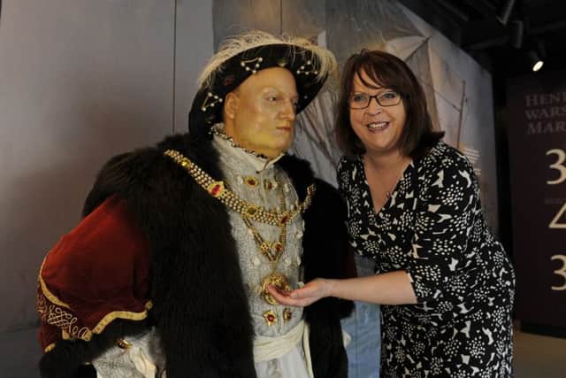 Helen Bonser-Wilton, Chief Executive of the Mary Rose Trust, launches the trusts new branding strategy at the site of the Mary Rose in Portsmouth
Picture: Ian Hargreaves (180218-1)