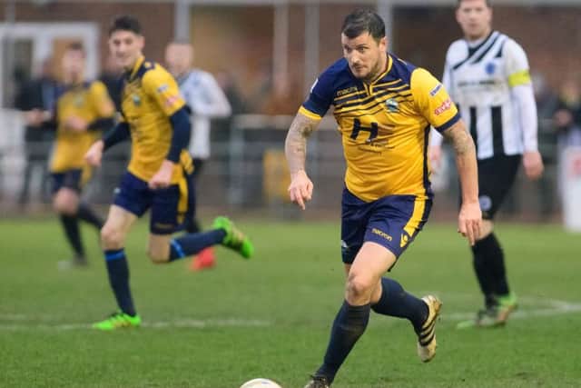 Craig McAllister in action for Gosport Borough. Picture: Keith Woodland