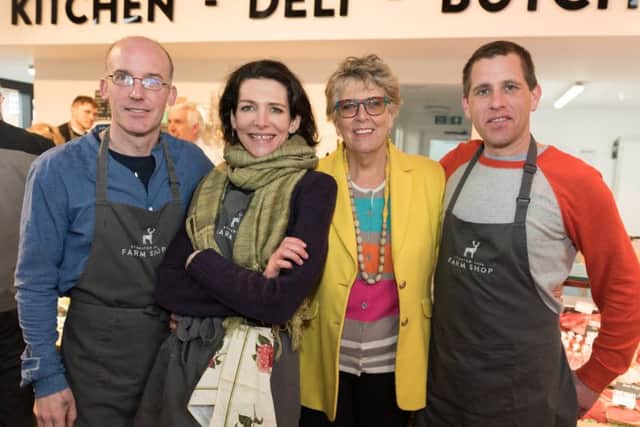 From left - Fred Duncannon, Thomasina Miers, Prue Leith and Sam Edden.