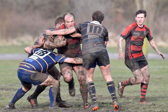 Fareham Heathens on the attack. Picture: Neil Marshall (171741-253)