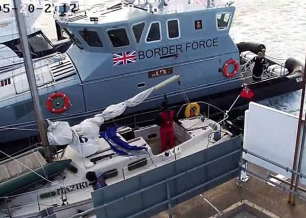 The Tazik was intercepted by a Border Force Coastal Patrol Vessel (CPV) near Hayling Island