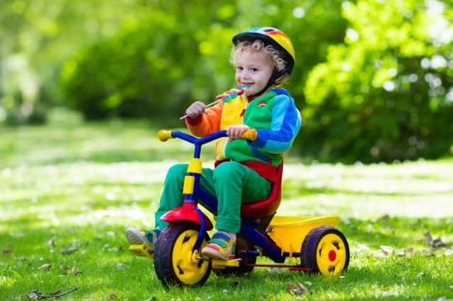 Don't let Louie near a trike! (Shutterstock)