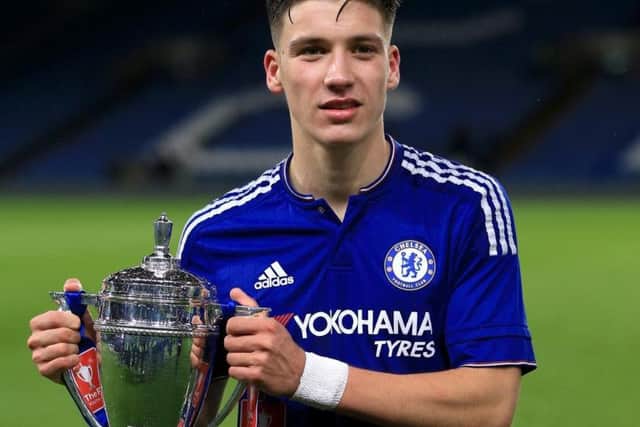 Pompey have been running the rule over Chelsea's Ruben Sammut