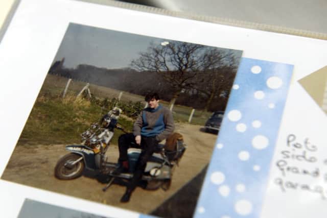 Peter Hockley from Fareham and his Lambretta Li150 Special Picture by Adrian Flux - Forever Bikes