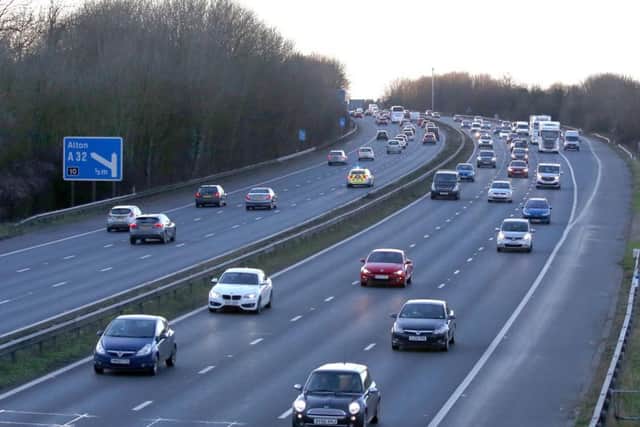 The M27 at junction 10. Picture: Habibur Rahman