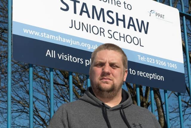 Former governor Kevin Whittle at Stamshaw Junior School     Picture: Keith Woodland