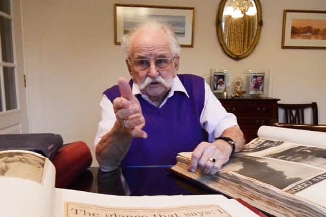 Geoff White at home in Denmead. Picture: Bob Aylott