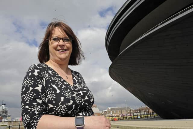 Helen Bonser-Wilton, Chief Executive of the Mary Rose Trust, at the Mary Rose Museum