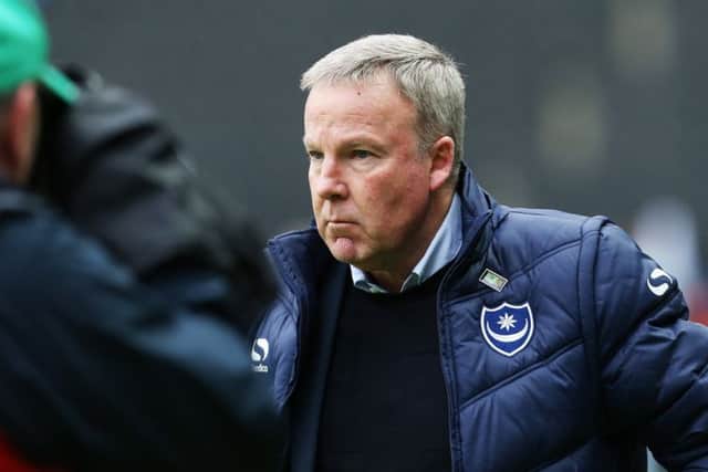 Pompey boss Kenny Jackett. Picture: Joe Pepler