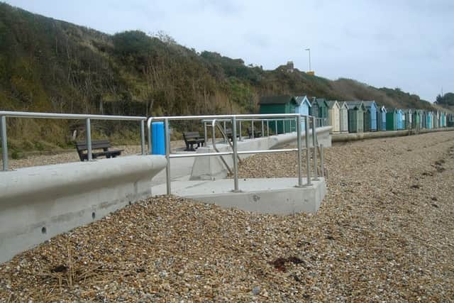 The new sea defences