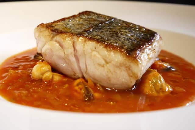 Lawrence Murphy's recipe for hake in mussel and tomato broth