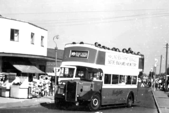 The 149 service to the Hayling Ferry on an early autumn day, September 15, 1963. (A.M. Lambert, Roger Allen collection)