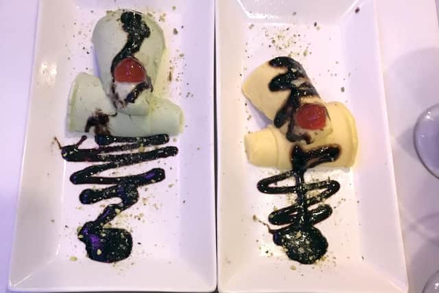 Delicious desserts at Darbar