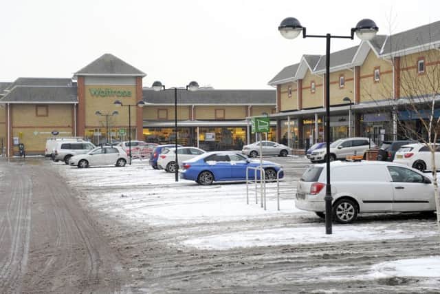 A near empty car park in Dukes Walk in Waterlooville after snow showers earlier this month. 

Picture:  Malcolm Wells