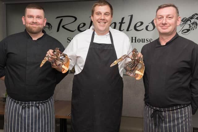 Maciej Ruszkowski, Scott Matthews and Dariusz Borysiak at RelentlessPicture: Keith Woodland
