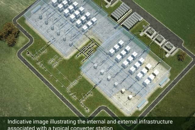 An impression of what a substation at Lovedean could look like. Credit: Siemens