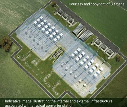 An impression of what a substation at Lovedean could look like. Credit: Siemens
