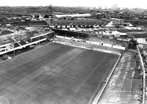 Fratton Park underwent extensive refurbishment in 1988, including the demolition of the Fratton End's upper tier. Picture: Pompey History Society Archive